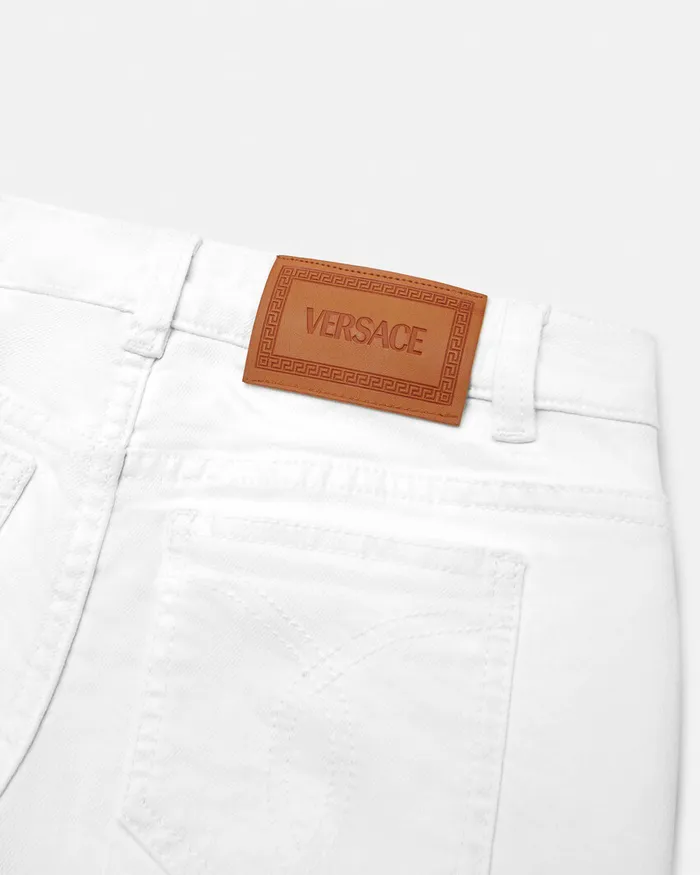 Pants and Skirts Kids Versace Flared Jeans White