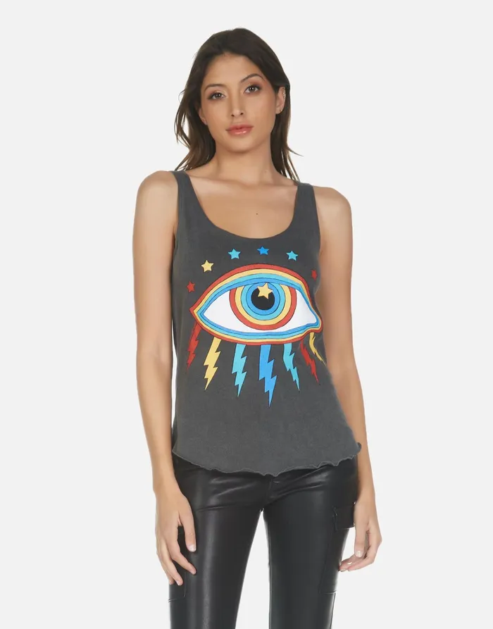 Parson Rainbow Lightning Eye Pigment Black Women039s Lauren Moshi Tanks