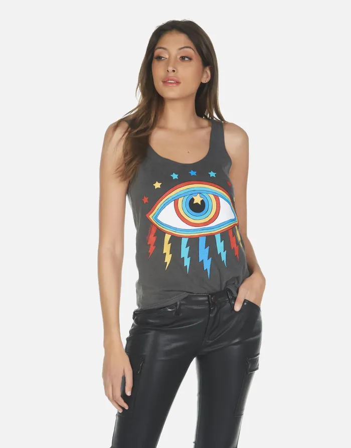 Parson Rainbow Lightning Eye Pigment Black Women039s Lauren Moshi Tanks
