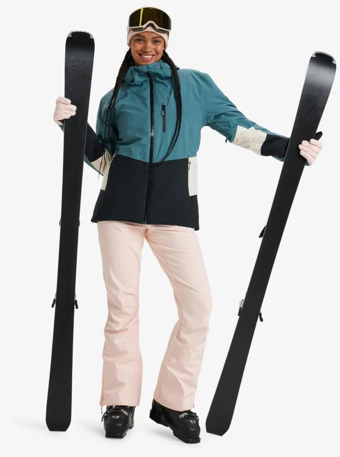 Peakside 8211 Snow Jacket Sea Pine Women Roxy Jackets and Coats