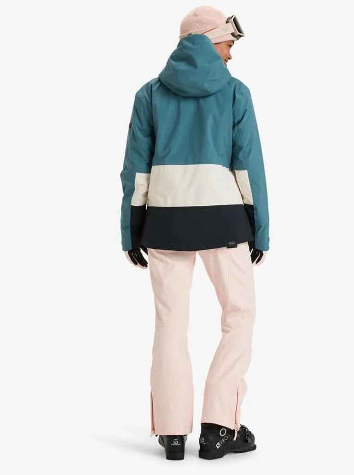 Peakside 8211 Snow Jacket Sea Pine Women Roxy Jackets and Coats