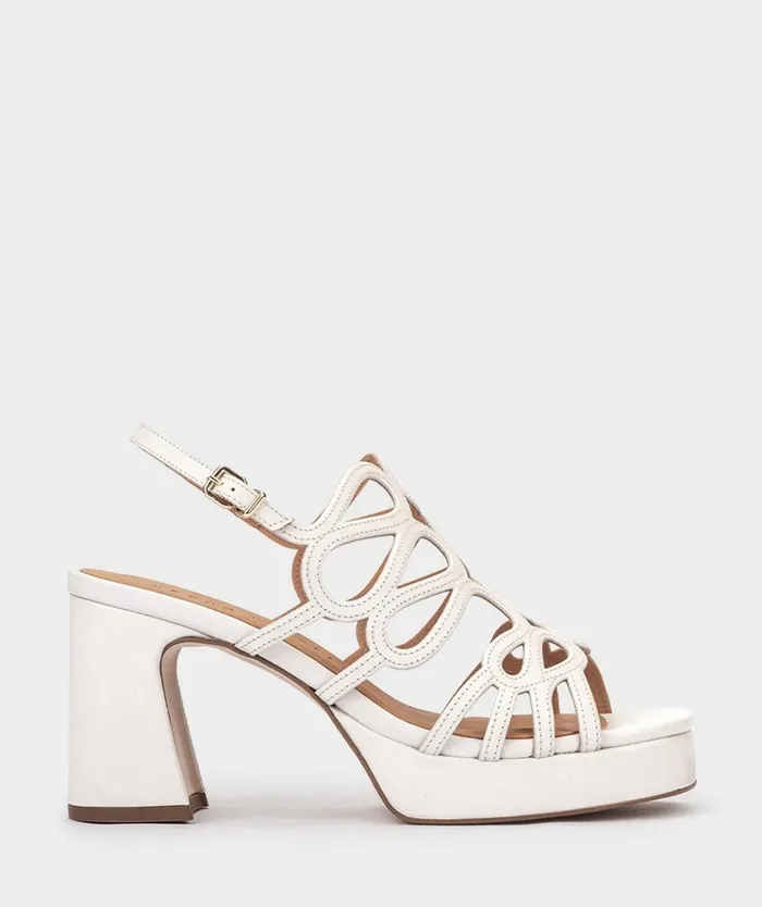 Pedro Miralles Asan White 8211 Heeled Sandals Women