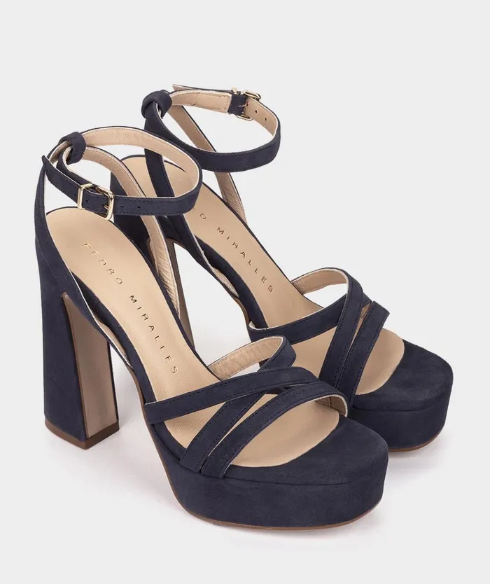 Pedro Miralles Civitella Blue 8211 Heeled Sandals Women