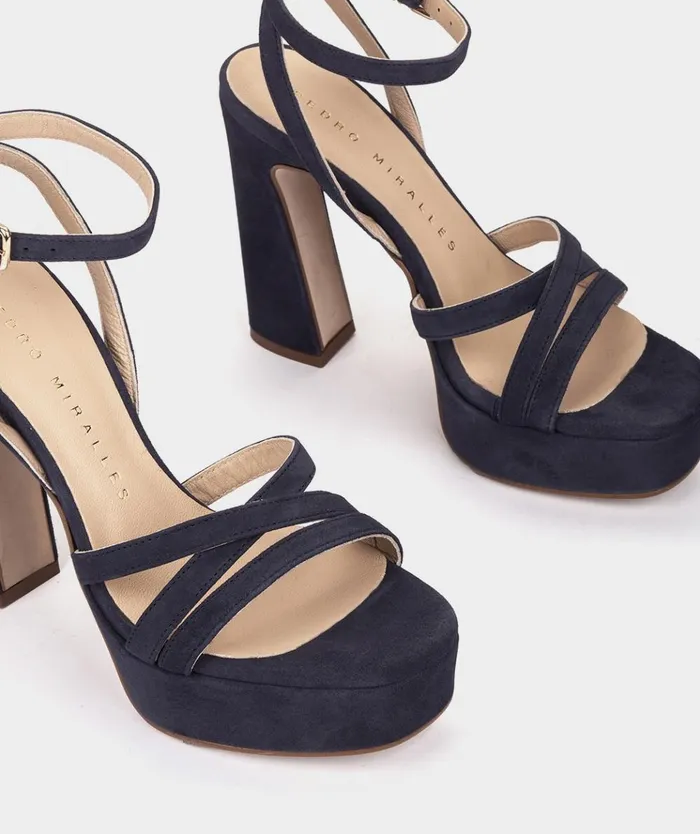 Pedro Miralles Civitella Blue 8211 Heeled Sandals Women