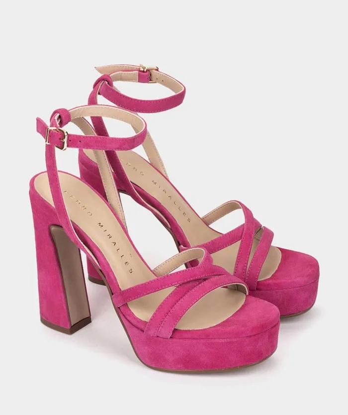 Pedro Miralles Civitella Pink 8211 Heeled Sandals Women