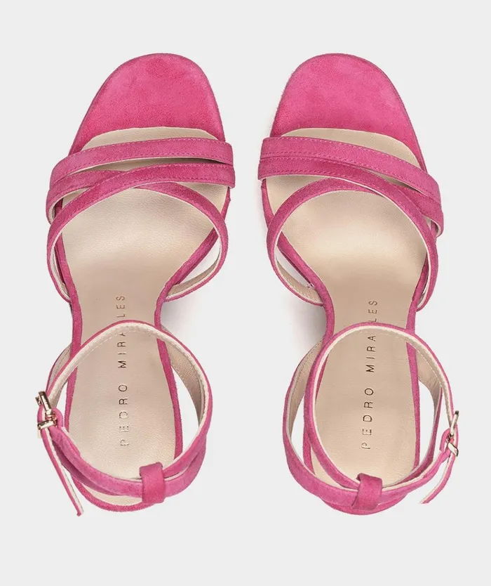 Pedro Miralles Civitella Pink 8211 Heeled Sandals Women