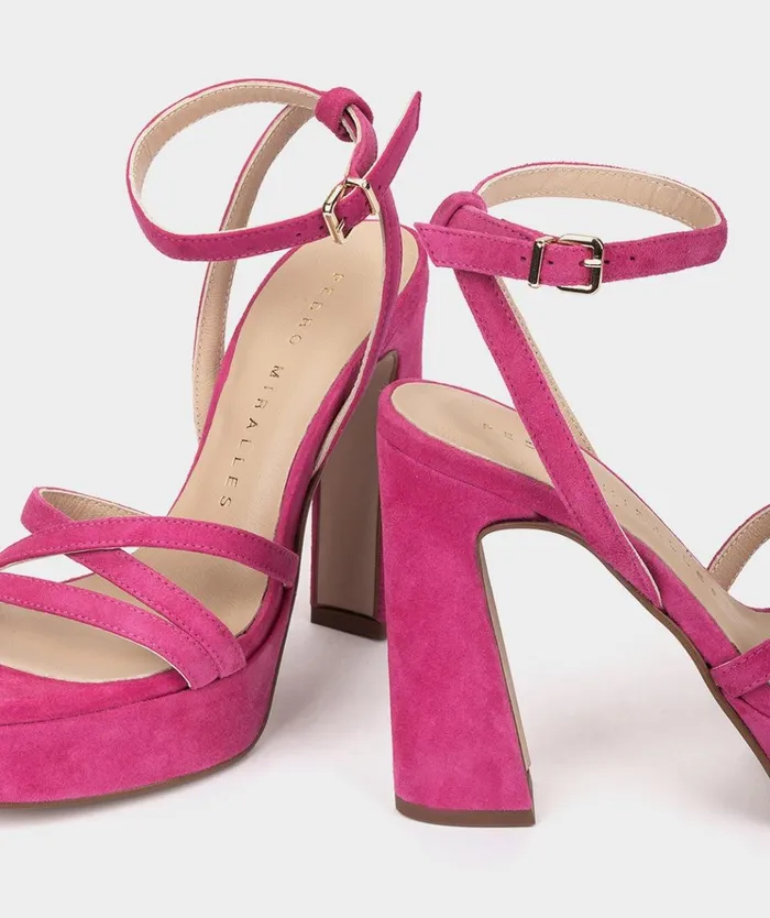 Pedro Miralles Civitella Pink 8211 Heeled Sandals Women