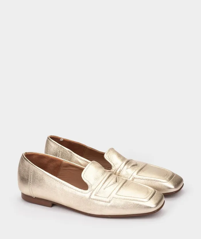 Pedro Miralles Ginza Metallic 8211 Flat Shoes Women