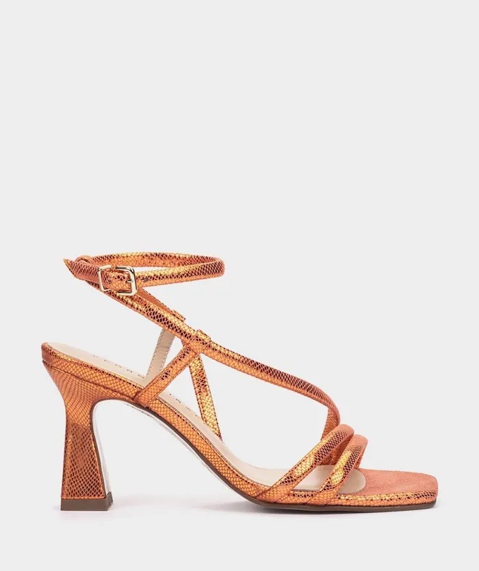 Pedro Miralles Natalia Orange 8211 Heeled Sandals Women