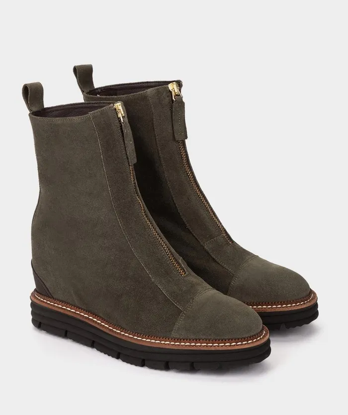Pedro Miralles Palermo Green 8211 Ankle Boots Women