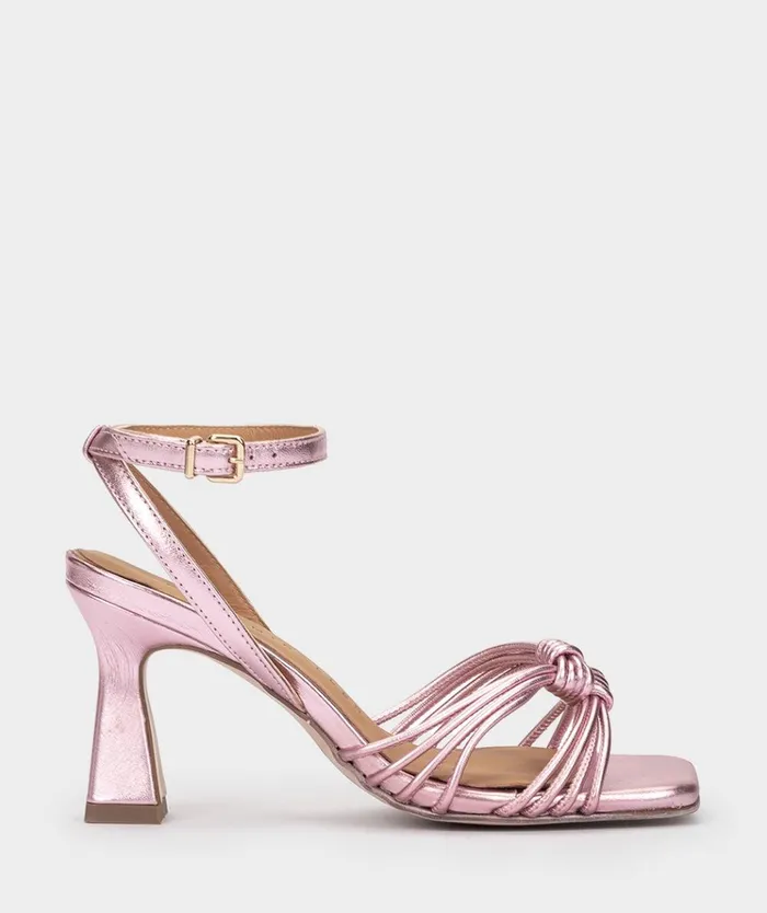 Pedro Miralles Santa Mnica Metallic 8211 Heeled Sandals Women