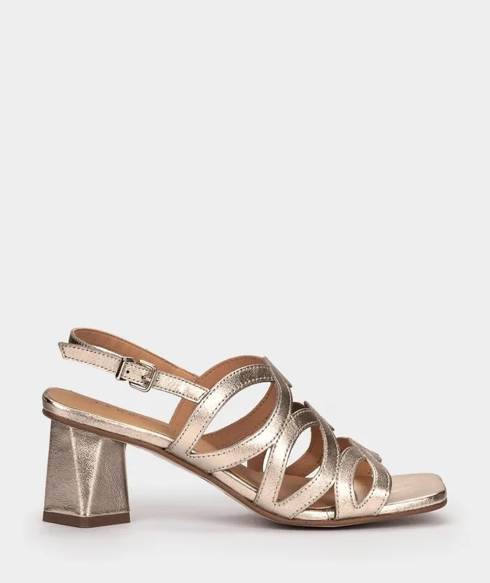 Pedro Miralles Trento Metallic 8211 Heeled Sandals Women
