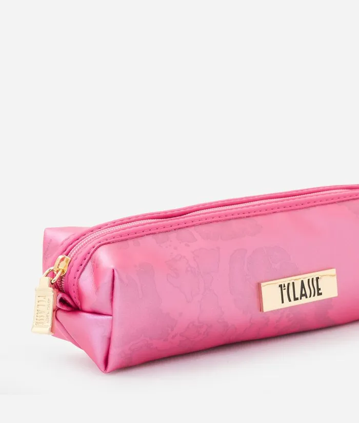 Pencil Case Bubble Pink Woman Alviero Martini Pouches and Toiletry Bags