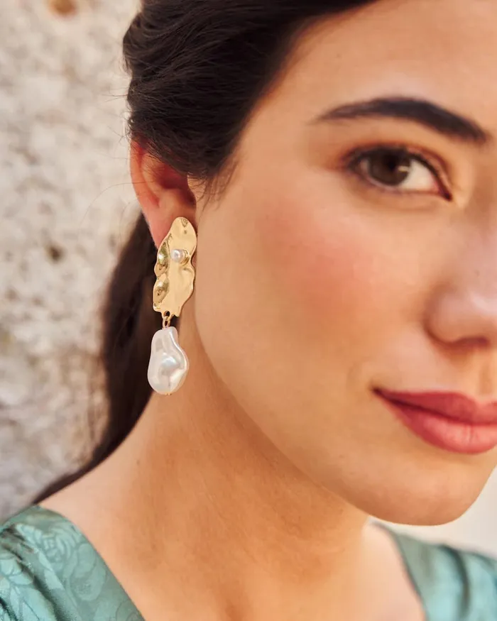 Perla Papina Earrings Whitegold Women Polin Et Moi Jewelry Perla Papina Earrings Whitegold Women Polin Et Moi Jewelry