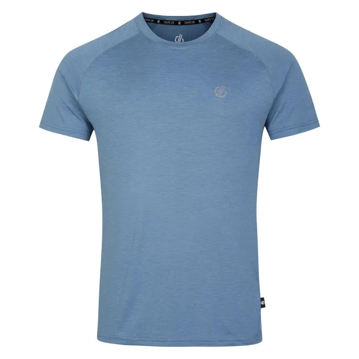 Persist TShirt Coronet Blue Marl Men Dare 2b Gym Tops