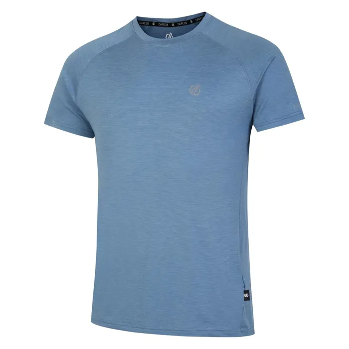 Persist TShirt Coronet Blue Marl Men Dare 2b Gym Tops