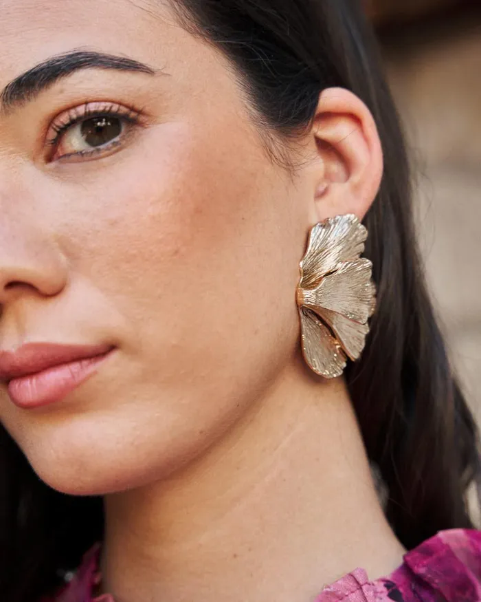 Petal Pupil Earrings Whitegold Women Polin Et Moi Jewelry Petal Pupil Earrings Whitegold Women Polin Et Moi Jewelry