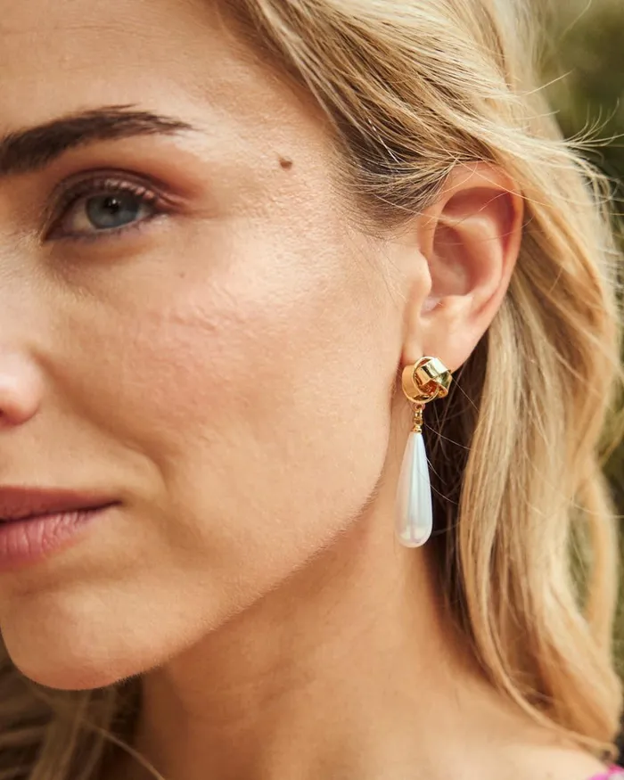 Piria Long Earrings Whitegold Women Polin Et Moi Jewelry Piria Long Earrings Whitegold Women Polin Et Moi Jewelry