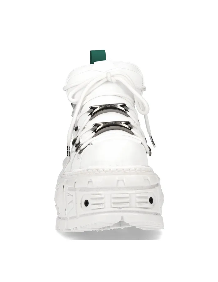 Platform New Rock Women Ankle Boot Imperfect With Laces MTank106nV8