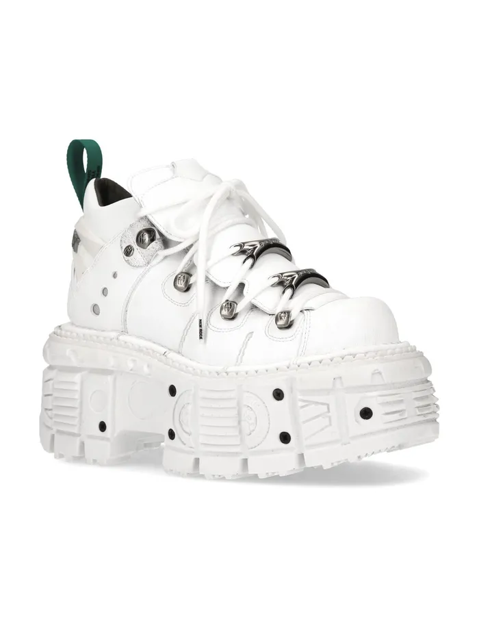 Platform New Rock Women Ankle Boot Imperfect With Laces MTank106nV8