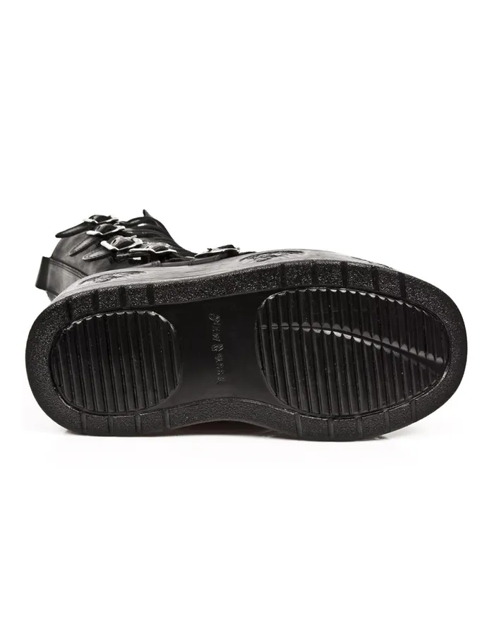 Platform New Rock Women Boot Metallic M985C3