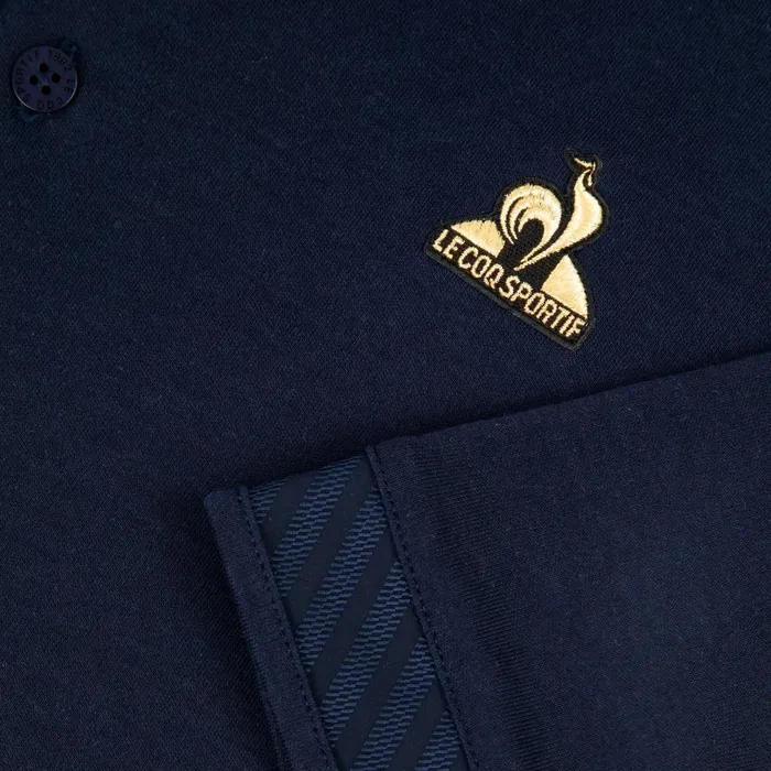 Polos Shirts Men Le Coq Sportif Coq D039or Shirt Manches Courtes Dark Velvet