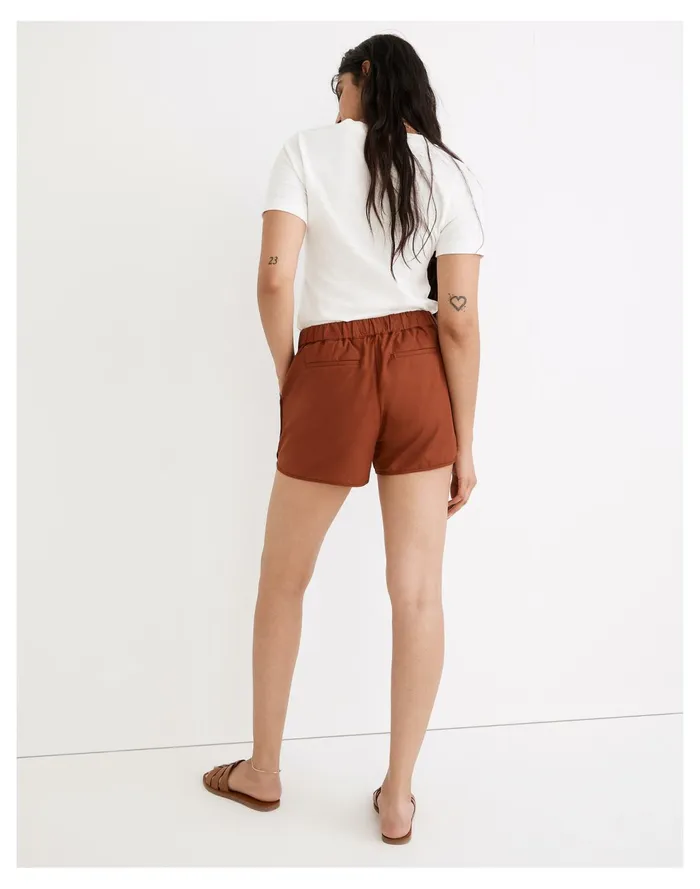 Pull On Shorts Dusty Redwood Women Madewell Shorts Pull On Shorts Dusty Redwood Women Madewell Shorts