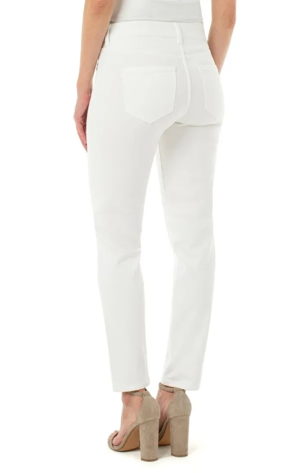 PullOn Women Liverpool Los Angeles Gia Glider Slim Stretch Bright White