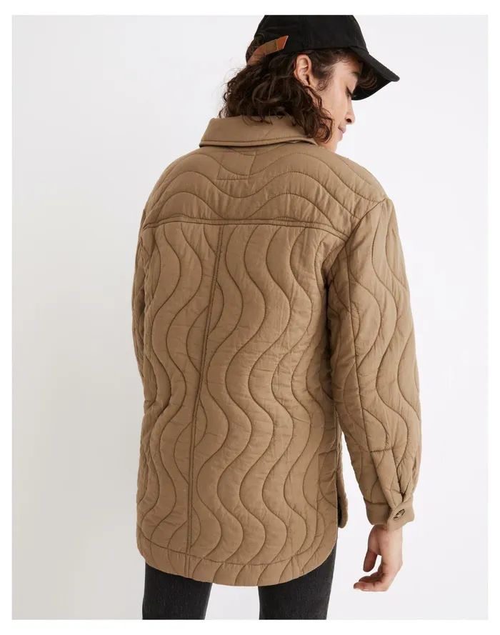 Quilted Belrose Shirt Jacket Distant Surplus Women Madewell Jackets Quilted Belrose Shirt Jacket Distant Surplus Women Madewell Jackets