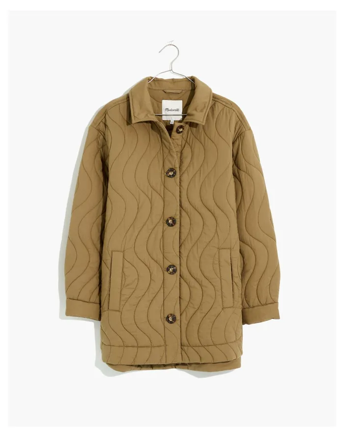 Quilted Belrose Shirt Jacket Distant Surplus Women Madewell Jackets Quilted Belrose Shirt Jacket Distant Surplus Women Madewell Jackets