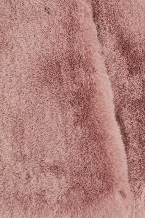 Quiz Clothing Capes and Ponchos Mauve Faux Fur Wrap 8211 Women