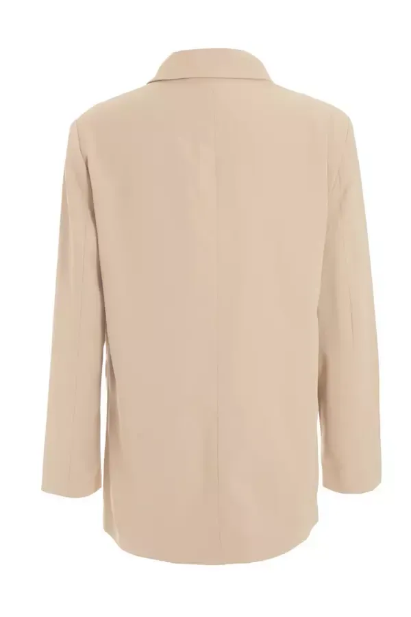 Quiz Clothing Casual Clothing Camel Oversized Tailored Blazer 8211 Women