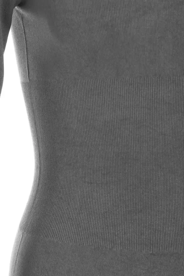 Quiz Clothing Casual Clothing Grey Seamless Long Sleeve Bodysuit 8211 Women