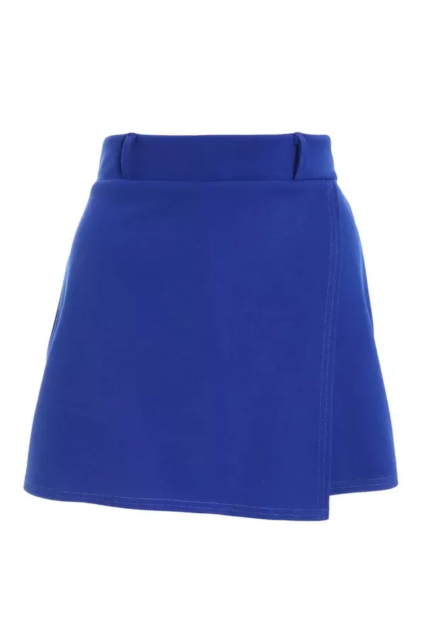Quiz Clothing CoOrds Royal Blue Wrap Skort 8211 Women