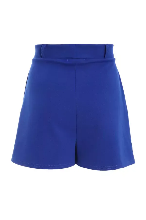 Quiz Clothing CoOrds Royal Blue Wrap Skort 8211 Women