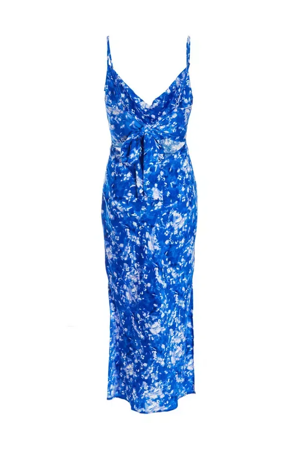 Quiz Clothing Dresses Petite Blue Ditsy Floral Satin Midaxi Dress 8211 Women Quiz Clothing Dresses Petite Blue Ditsy Floral Satin Midaxi Dress 8211 Women