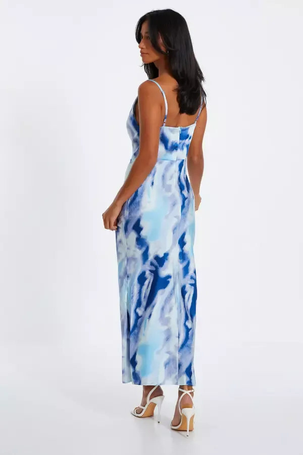 Quiz Clothing Dresses Petite Navy Satin Large Floral Print Midaxi Dress 8211 Women Quiz Clothing Dresses Petite Navy Satin Large Floral Print Midaxi Dress 8211 Women