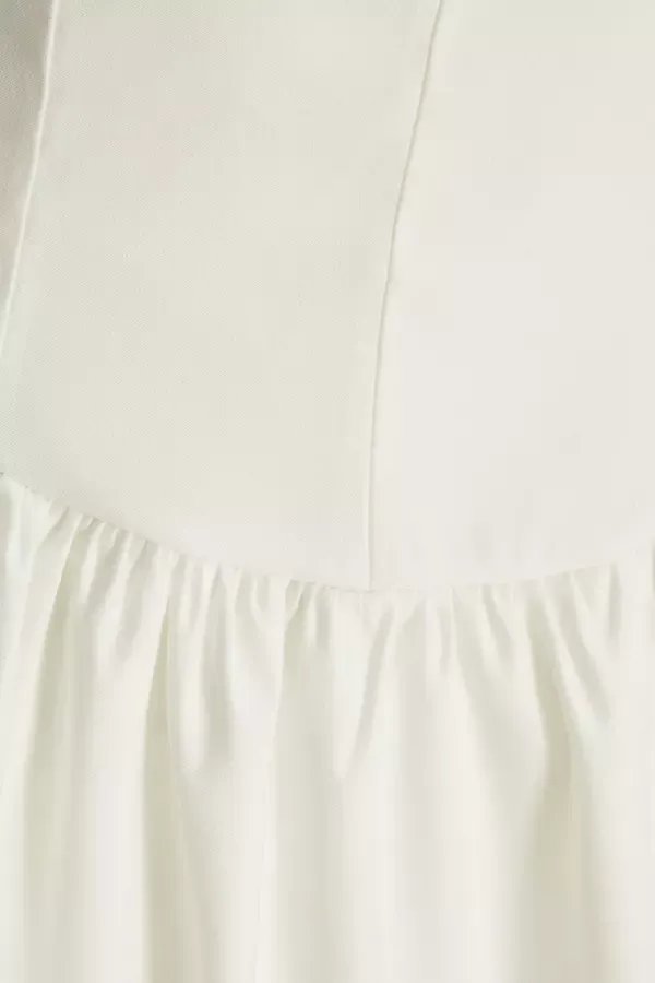 Quiz Clothing Dresses White Puff Ball Mini Dress 8211 Women