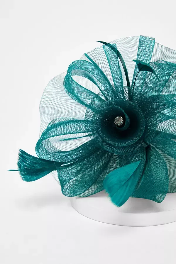 Quiz Clothing Fascinators Green Flower Diamante Headband Fascinator 8211 Women