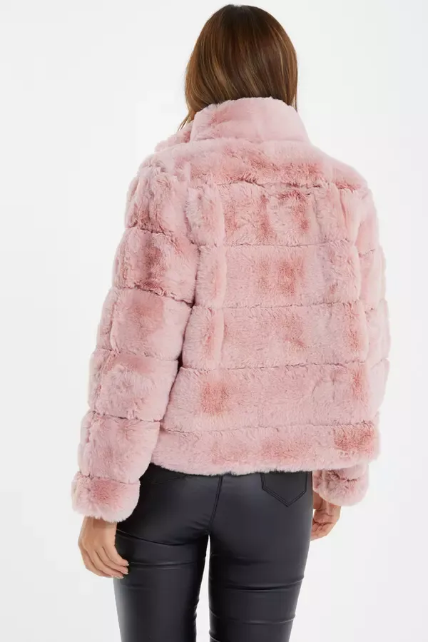 Quiz Clothing Jackets and Coats Pink Faux Fur Short Puffer Jacket 8211 Women Quiz Clothing Jackets and Coats Pink Faux Fur Short Puffer Jacket 8211 Women