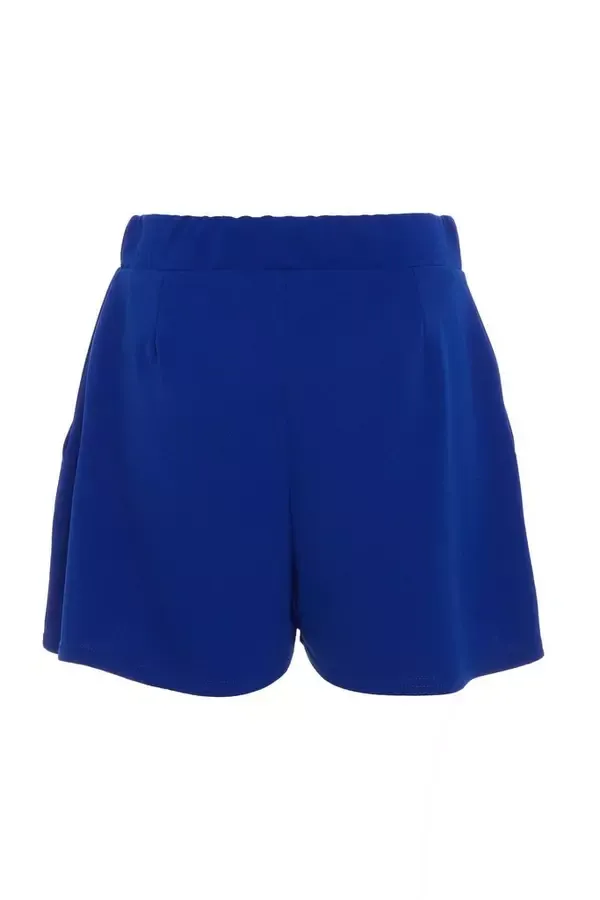Quiz Clothing Shorts Blue High Waist Tailored Shorts 8211 Women