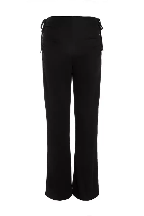 Quiz Clothing Trousers Black Ruched Flared Trousers 8211 Women