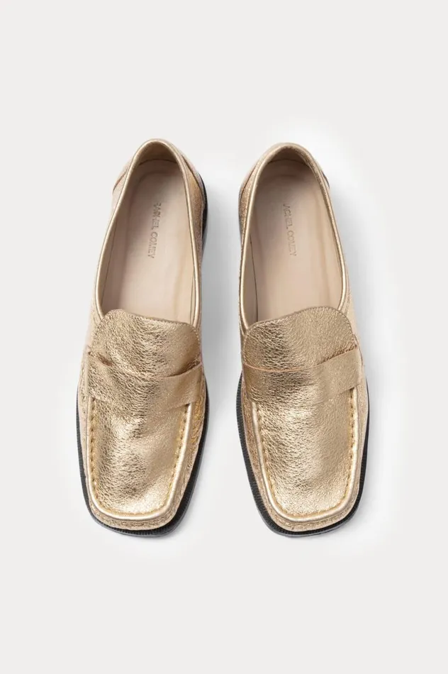 Rachel Comey Annie Loafer Gold Women Flats Loafers
