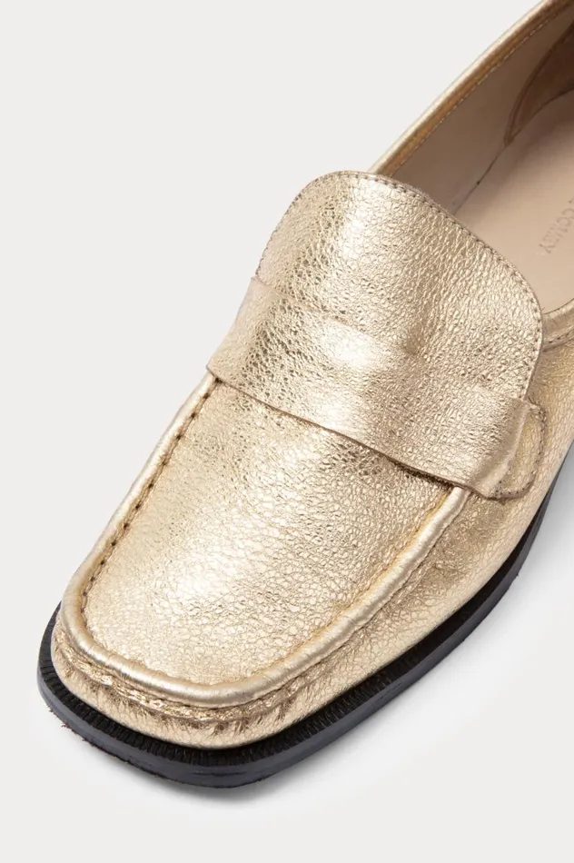 Rachel Comey Annie Loafer Gold Women Flats Loafers