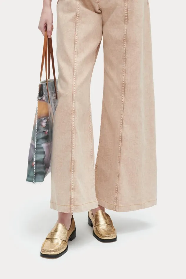Rachel Comey Annie Loafer Gold Women Flats Loafers