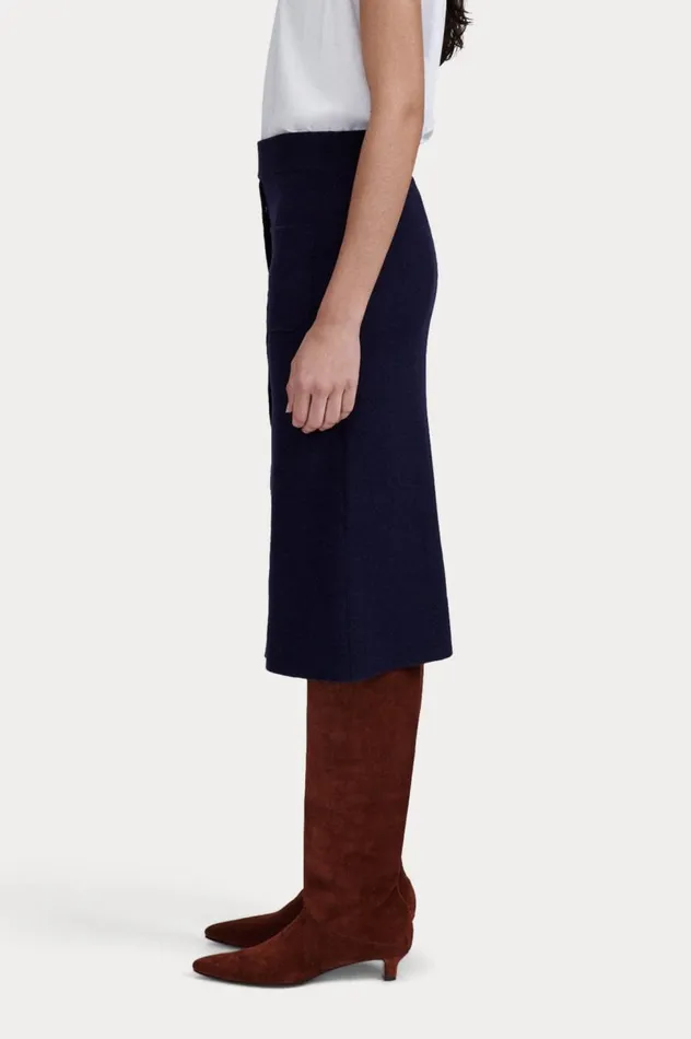 Rachel Comey Bing Skirt Navy Women Knits