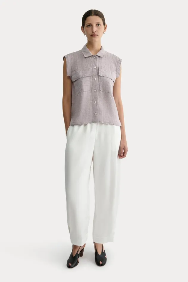 Rachel Comey Brewster Top Mauve Women Tops