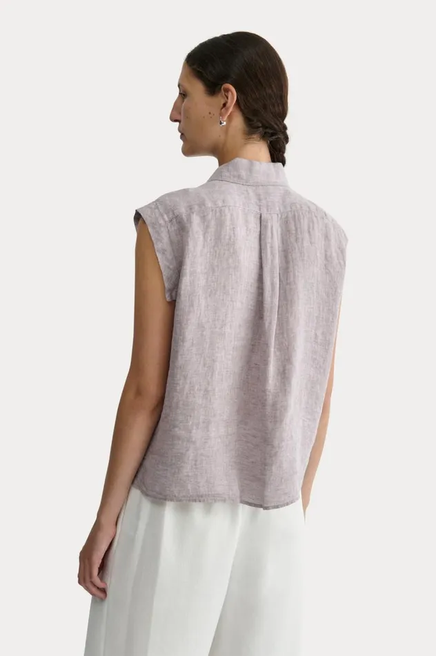 Rachel Comey Brewster Top Mauve Women Tops