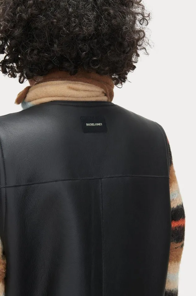 Rachel Comey Davi Vest Black Women Jackets Outerwear
