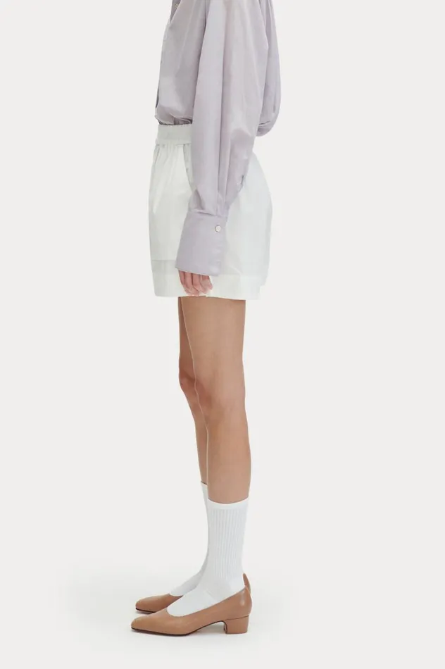 Rachel Comey Jalen Short White Women Skirts Shorts